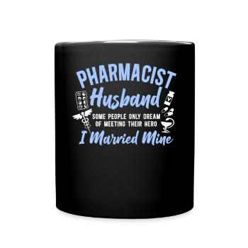 Pharmacy Tech Technician - Full Colour Mug - black - Front