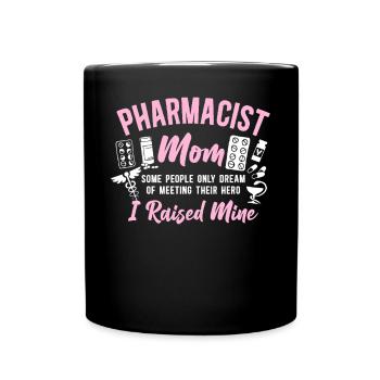 Pharmacy Tech Technician - Full Colour Mug - black - Front