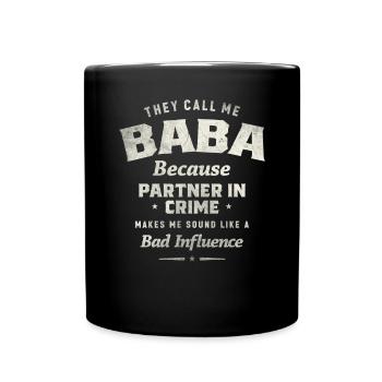 05 partner baba - Full Colour Mug - black - Front