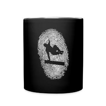 Parkour Jump - Design urbain dynamique - Mug uni - noir - Devant
