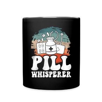 Pharmacy Tech Technician - Full Colour Mug - black - Front
