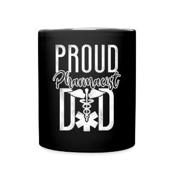 Pharmacy Tech Technician - Tasse einfarbig - Schwarz - Vorne