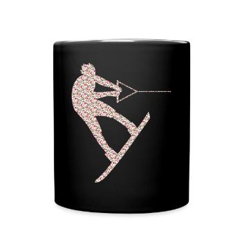Wakesurf Wakeboard Wakeboarder Wakesurf - Mug uni - noir - Devant