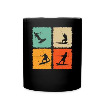 Wakesurf Wakeboard Wakeboarder Wakesurf - Mug uni - noir - Devant