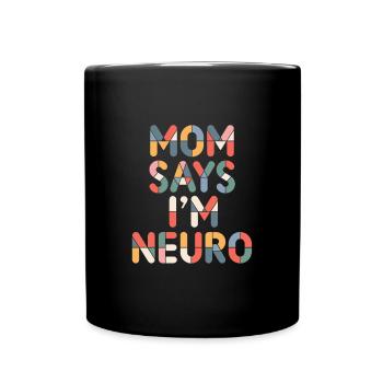 Neurodivers - Tasse einfarbig - Schwarz - Vorne