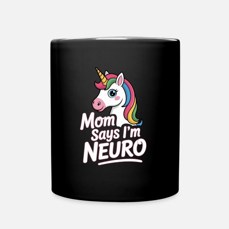 Neurodivers - Tasse einfarbig - Schwarz