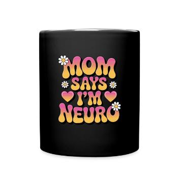 Neurodivers - Tasse einfarbig - Schwarz - Vorne