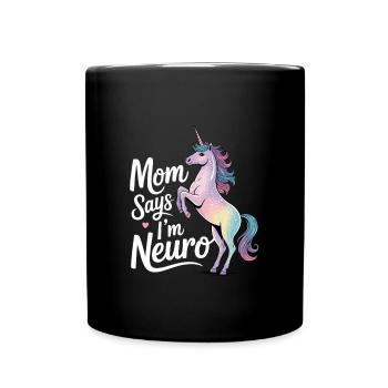 Neurodivers - Tasse einfarbig - Schwarz - Vorne