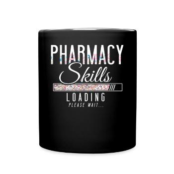 Pharmacy Tech Technician - Full Colour Mug - black - Front