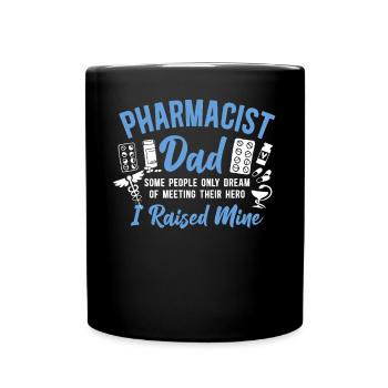 Pharmacy Tech Technician - Full Colour Mug - black - Front