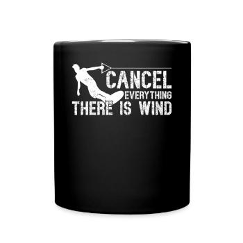 Funny Wakeboard - Annulez tout ce qu’il y a - Mug uni - noir - Devant