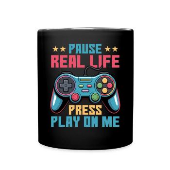 Gamer Gaming Controller Jeu Vidéo - Mug uni - noir - Devant