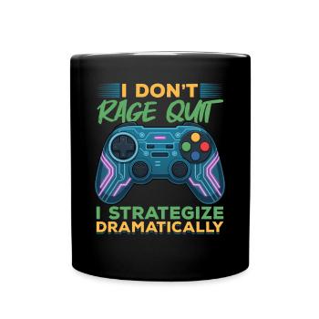 Gamer Gaming Controller Jeu Vidéo - Mug uni - noir - Devant