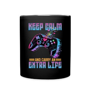 Gamer Gaming Controller Jeu Vidéo - Mug uni - noir - Devant