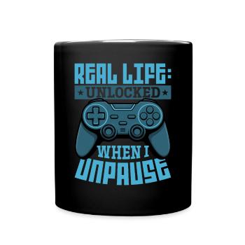 Gamer Gaming Controller Jeu Vidéo - Mug uni - noir - Devant