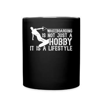 Le wakeboard n’est pas qu’un passe-temps - Wakeboarder - Mug uni - noir - Devant