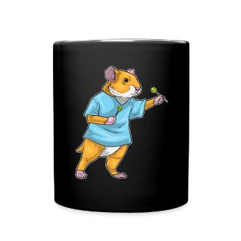 Hamster Dart Dartpfeil - Full Colour Mug - black - Front