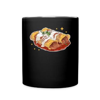 Enchilada Mexican Food Enchiladas Gift - Full Colour Mug - black - Front