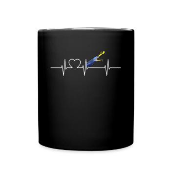 Murène nasale Murène fantôme Murène - Mug uni - noir - Devant