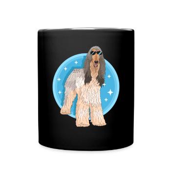 Lévrier afghan Chien Propriétaire Cadeau - Mug uni - noir - Devant