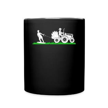Wakeboard drôle Farmer Wakeboard Wakesurf - Mug uni - noir - Devant