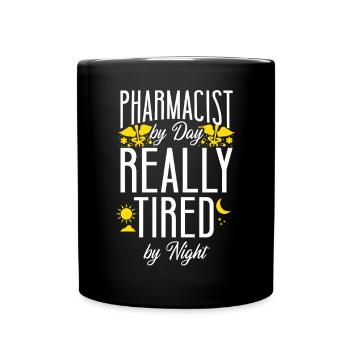 Technicien en pharmacie - Mug uni - noir - Devant