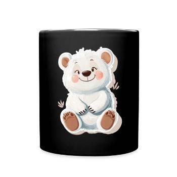 Süßer Bär – Geschenkidee für Wald- & Tierfans - Tasse einfarbig - Schwarz - Vorne