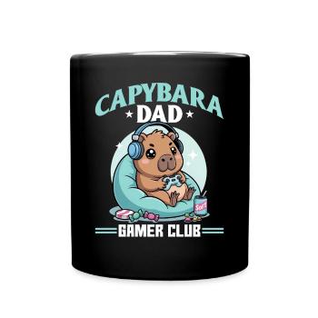 Gamer Gaming Capybara Video Game - Tasse einfarbig - Schwarz - Vorne