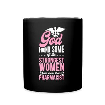 Pharmacy Tech Technician - Full Colour Mug - black - Front