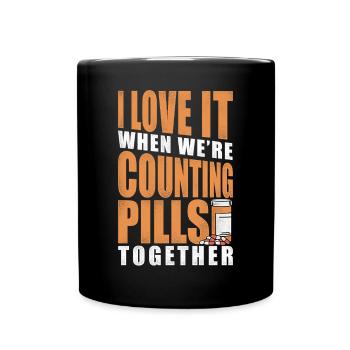 Technicien en pharmacie - Mug uni - noir - Devant