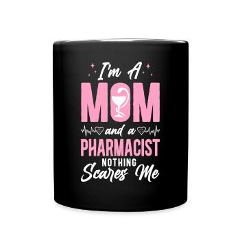 Pharmacy Tech Technician - Full Colour Mug - black - Front