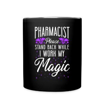 Technicien en pharmacie - Mug uni - noir - Devant