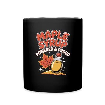 Les amateurs de sirop d’érable : un design puissant et fier pour - Mug uni - noir - Devant