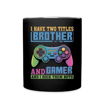 Gamer Gaming Controller Jeu Vidéo - Mug uni - noir - Devant