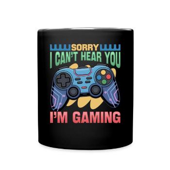 Gamer Gaming Controller Jeu Vidéo - Mug uni - noir - Devant