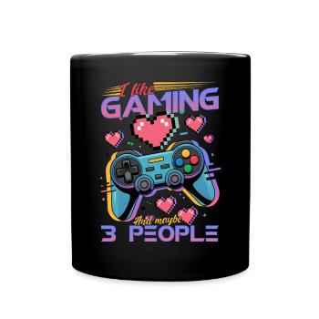 Gamer Gaming Controller Jeu Vidéo - Mug uni - noir - Devant
