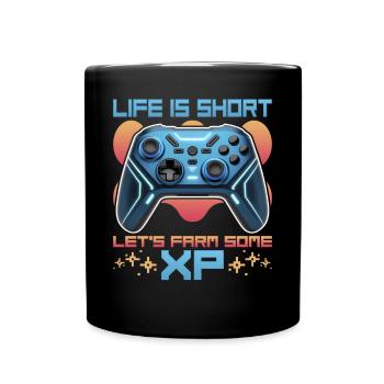Gamer Gaming Controller Jeu Vidéo - Mug uni - noir - Devant