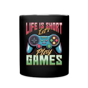 Gamer Gaming Controller Jeu Vidéo - Mug uni - noir - Devant