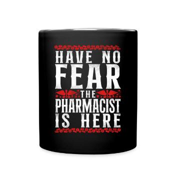 Pharmacy Tech Technician - Full Colour Mug - black - Front
