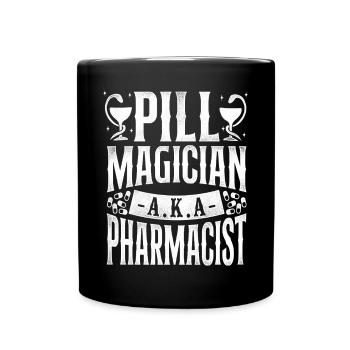 Pharmacy Tech Technician - Tasse einfarbig - Schwarz - Vorne