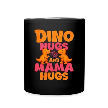Chicken Nugget - Tasse einfarbig - Schwarz - Vorne