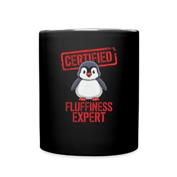 Chemise de nuit Pingouin Pyjama Cadeau - Mug uni - noir - Devant