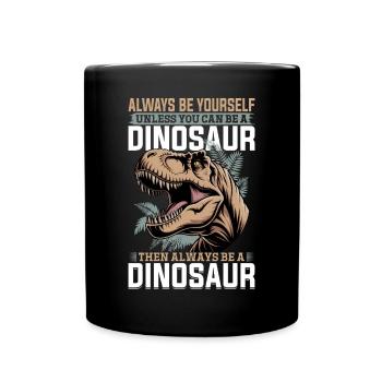 Dinosaure T-Rex enfants - Mug uni - noir - Devant