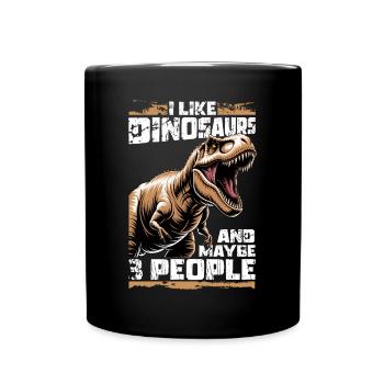 Dinosaure T-Rex enfants - Mug uni - noir - Devant