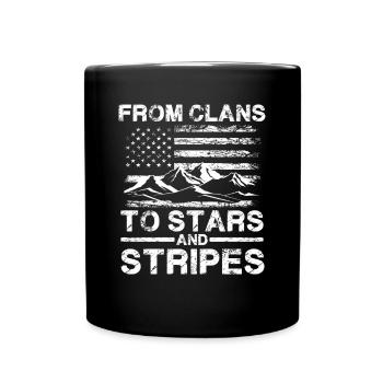 From Clans To Stars And Stripes - Patriotic - Full Colour Mug - black - Front