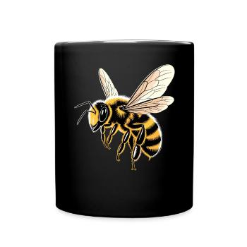 bees beekeeper honey beekeeper bees cute bee - Full Colour Mug - black - Front