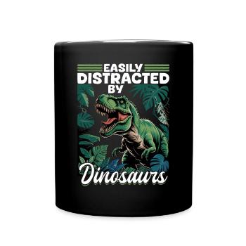 Dinosaure T-Rex enfants - Mug uni - noir - Devant