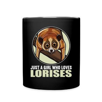 Plumploris Loris - Tasse einfarbig - Schwarz - Vorne