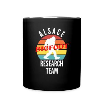 ALSACE BIGFOOT RESEARCH TEAM - Mug uni - noir - Devant