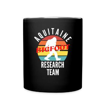 AQUITAINE BIGFOOT RESEARCH TEAM - Full Colour Mug - black - Front